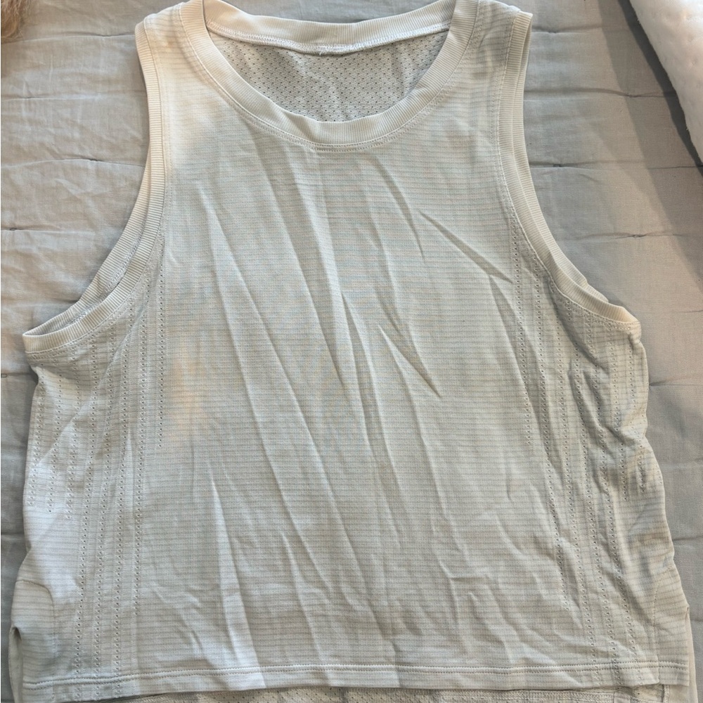 Lululemon white tank